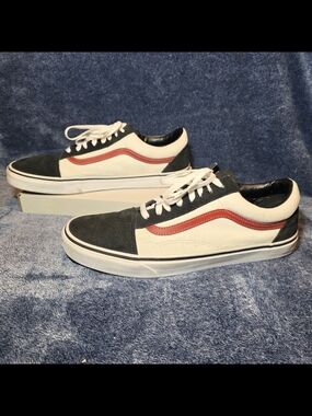 Vans Old Skool Mini Cord "White Black Red"